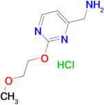 [2-(2-Methoxyethoxy)pyrimidin-4-yl]methanamine hydrochloride