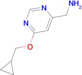 [6-(Cyclopropylmethoxy)pyrimidin-4-yl]methanamine