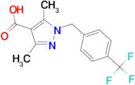 1-[4-(Trifluoromethyl)benzyl]-3,5-dimethyl-1H-pyrazole-4-carboxylic acid