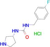 (R)-1-(4-Fluorobenzyl)-3-(pyrrolidin-3-yl)urea hydrochloride