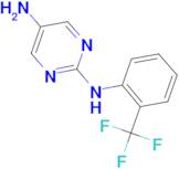 N2-[2-(Trifluoromethyl)phenyl]pyrimidine-2,5-diamine