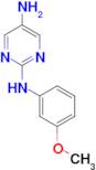 N2-(3-Methoxyphenyl)pyrimidine-2,5-diamine