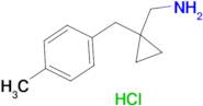 1-[(4-Methylphenyl)methyl]cyclopropyl-methanamine hydrochloride