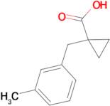 1-[(3-Methylphenyl)methyl]cyclopropane-1-carboxylic acid