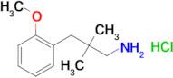 3-(2-Methoxyphenyl)-2,2-dimethylpropan-1-amine hydrochloride