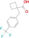 1-[4-(Trifluoromethyl)benzyl]cyclobutanecarboxylic acid