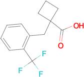 1-[2-(Trifluoromethyl)benzyl]cyclobutanecarboxylic acid