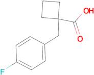 1-(4-Fluorobenzyl)cyclobutanecarboxylic acid