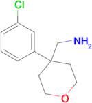 [4-(3-Chlorophenyl)-tetrahydro-2H-pyran-4-yl]methanamine