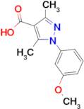 1-(3-Methoxyphenyl)-3,5-dimethyl-1H-pyrazole-4-carboxylic acid