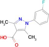 1-(3-Fluorophenyl)-3,5-dimethyl-1H-pyrazole-4-carboxylic acid
