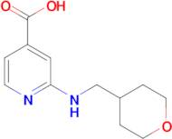 2-[(Tetrahydro-2H-pyran-4-ylmethyl)amino]isonicotinic acid