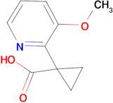 1-(3-Methoxypyridin-2-yl)cyclopropane-1-carboxylic acid