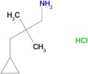 3-Cyclopropyl-2,2-dimethylpropan-1-aminehydrochloride