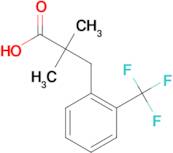 2,2-Dimethyl-3-[2-(trifluoromethyl)phenyl]propanoic acid