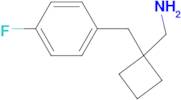 1-[(4-Fluorophenyl)methyl]cyclobutyl-methanamine