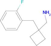 1-[(2-Fluorophenyl)methyl]cyclobutyl-methanamine