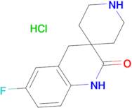6'-Fluoro-2',4'-dihydro-1'H-spiro[piperidine-4,3'-quinoline]-2'-one hydrochloride