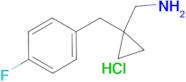 1-[(4-Fluorophenyl)methyl]cyclopropyl-methanamine hydrochloride