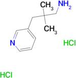 2,2-Dimethyl-3-(pyridin-3-yl)propan-1-amine dihydrochloride