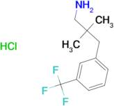 2,2-Dimethyl-3-[3-(trifluoromethyl)phenyl]propan-1-amine hydrochloride