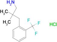 2,2-Dimethyl-3-[2-(trifluoromethyl)phenyl]propan-1-amine hydrochloride