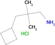 3-Cyclobutyl-2,2-dimethylpropan-1-aminehydrochloride