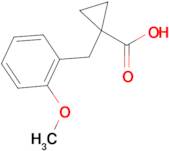 1-[(2-Methoxyphenyl)methyl]cyclopropane-1-carboxylic acid