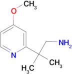 2-(4-Methoxypyridin-2-yl)-2-methylpropan-1-amine