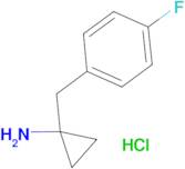 1-[(4-Fluorophenyl)methyl]cyclopropan-1-amine hydrochloride