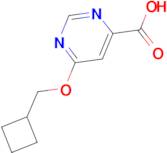 6-(Cyclobutylmethoxy)pyrimidine-4-carboxylic acid