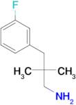 3-(3-Fluorophenyl)-2,2-dimethylpropan-1-amine