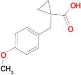 1-[(4-Methoxyphenyl)methyl]cyclopropane-1-carboxylic acid