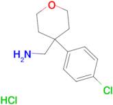[4-(4-Chlorophenyl)oxan-4-yl]methanaminehydrochloride