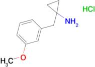 1-[(3-Methoxyphenyl)methyl]cyclopropan-1-amine hydrochloride