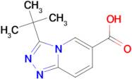 3-tert-Butyl-[1,2,4]triazolo[4,3-a]pyridine-6-carboxylic acid