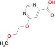 6-(2-Methoxyethoxy)pyrimidine-4-carboxylic acid