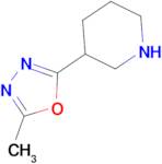 3-(5-Methyl-1,3,4-oxadiazol-2-yl)piperidine