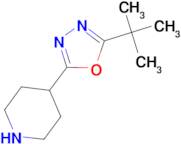 4-(5-tert-Butyl-1,3,4-oxadiazol-2-yl)piperidine