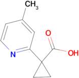 1-(4-Methylpyridin-2-yl)cyclopropane-1-carboxylic acid