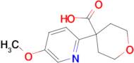 4-(5-Methoxypyridin-2-yl)oxane-4-carboxylic acid