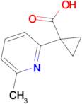 1-(6-Methylpyridin-2-yl)cyclopropane-1-carboxylic acid