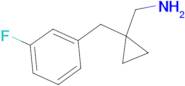 1-[(3-Fluorophenyl)methyl]cyclopropyl-methanamine