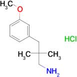 3-(3-Methoxyphenyl)-2,2-dimethylpropan-1-amine hydrochloride