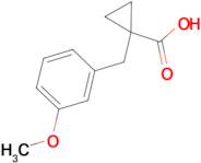 1-[(3-Methoxyphenyl)methyl]cyclopropane-1-carboxylic acid