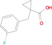 1-[(3-Fluorophenyl)methyl]cyclopropane-1-carboxylic acid