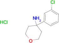 4-(3-Chlorophenyl)oxan-4-amine hydrochloride