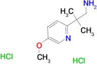 2-(5-Methoxypyridin-2-yl)-2-methylpropan-1-amine dihydrochloride