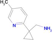 [1-(5-Methylpyridin-2-yl)cyclopropyl]methanamine