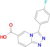 3-(4-Fluorophenyl)-[1,2,4]triazolo[4,3-a]pyridine-6-carboxylic acid